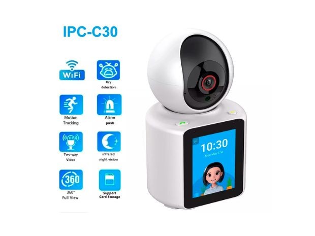 &u+ CAMARA IP ROBOTICA WIFI CON VISOR IPC-C30